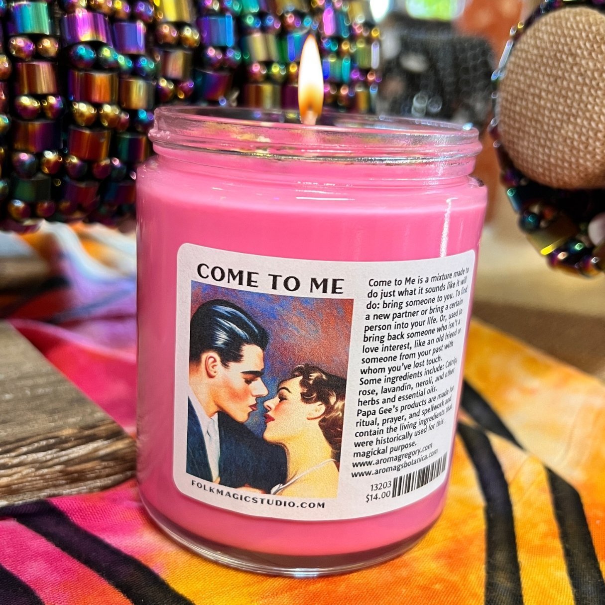 Come to Me jar candle by Papa Gee