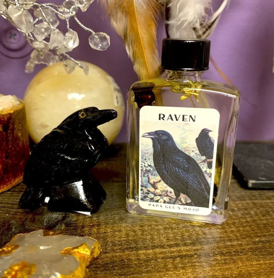 Raven Oil – for signs and insight by Papa Gee