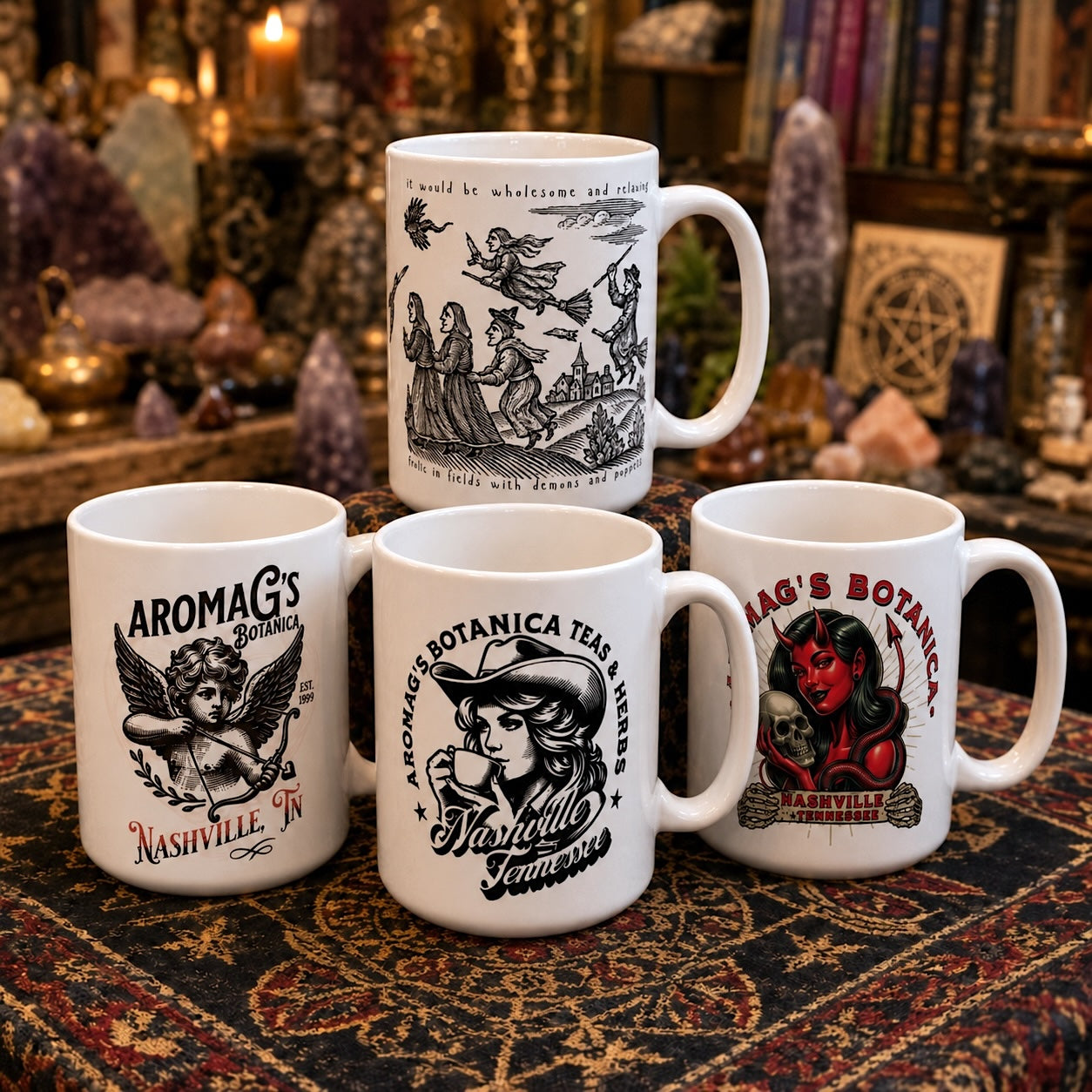 Witchy Mugs & Metaphysical Coffee Cups