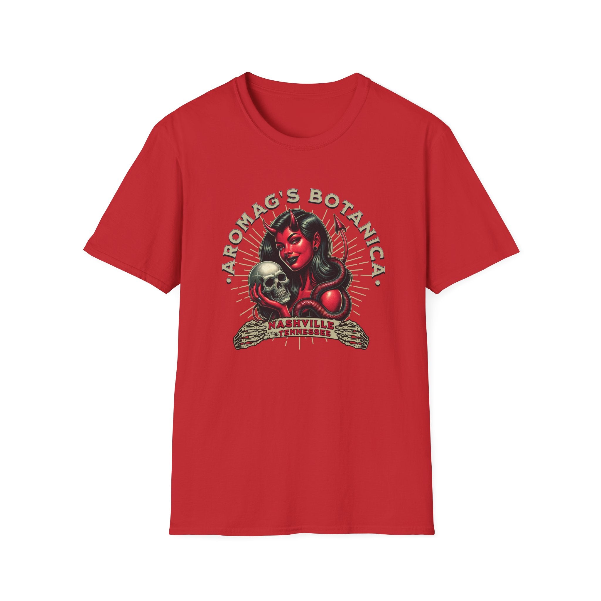 AromaG’s Botanica Vintage Devil T-Shirt – Nashville Graphic Tee