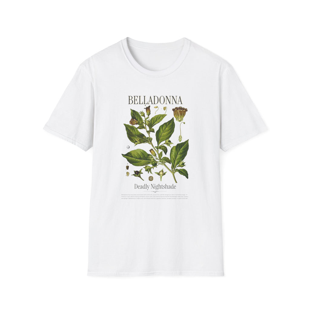 Belladonna Botanical T-Shirt — Vintage Plant Illustration Tee