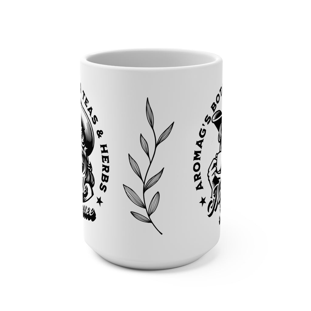 Cowgirl Drinking Tea 15oz Mug - aromaG's Tea and Coffee Cup Nashville Tennessee