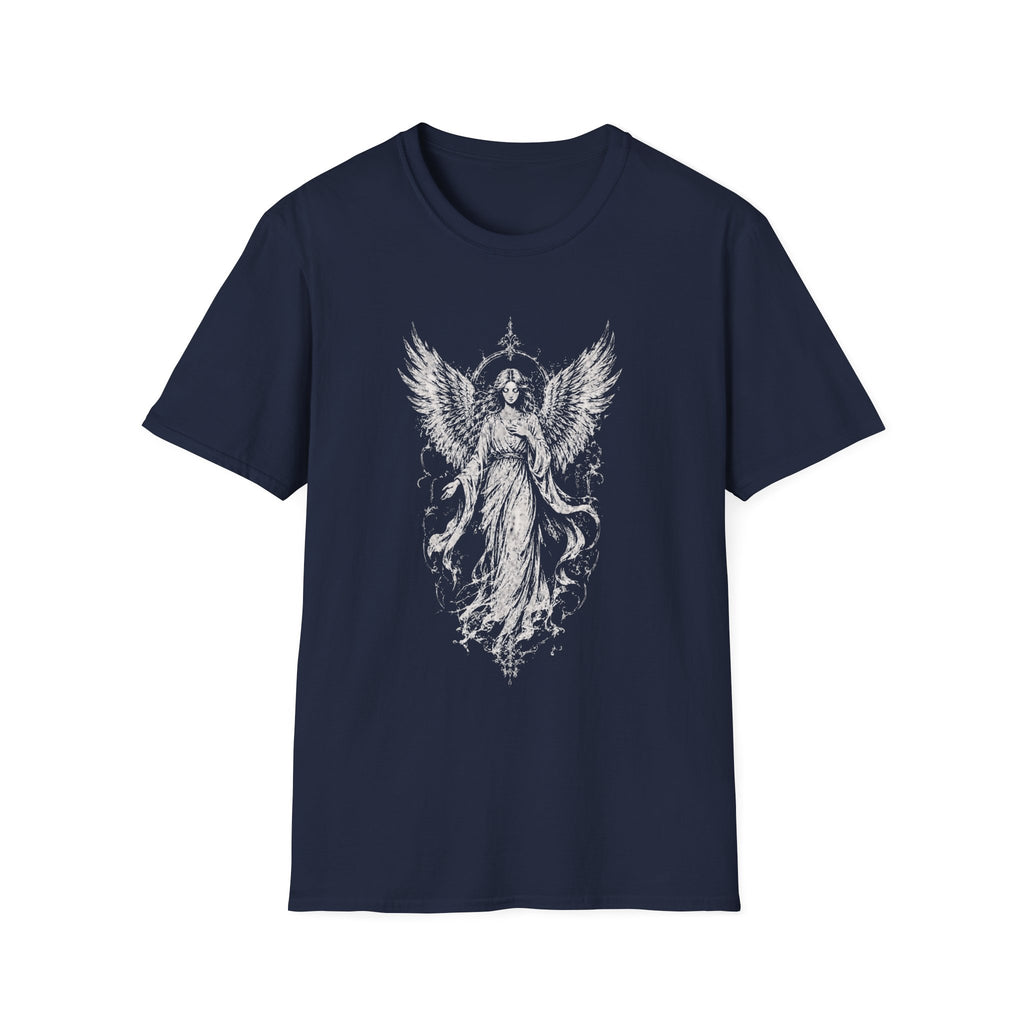 Gothic Angel Wings Graphic T-Shirt – Vintage Angel Tee
