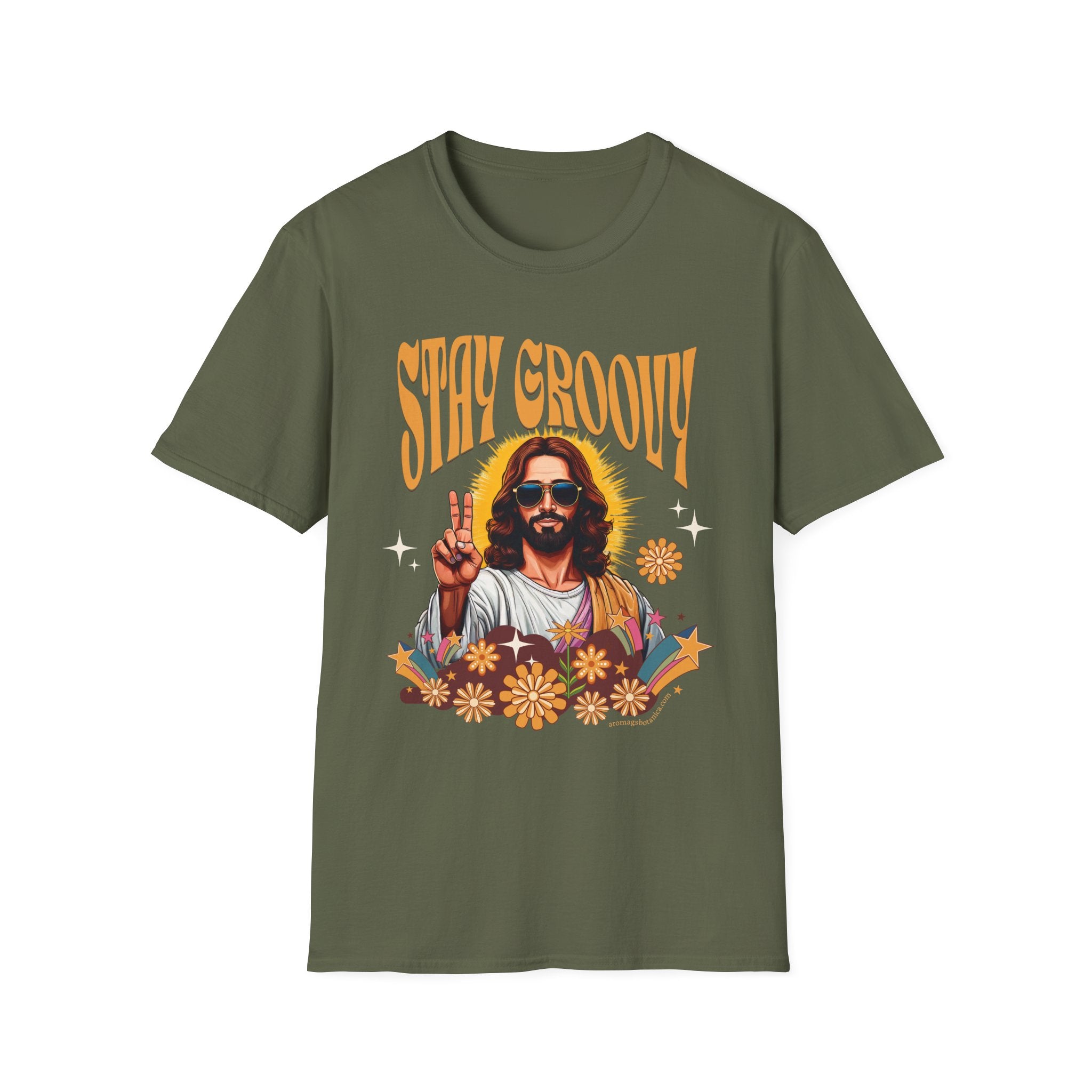 Stay Groovy Jesus T-Shirt – Retro Christian Graphic Tee