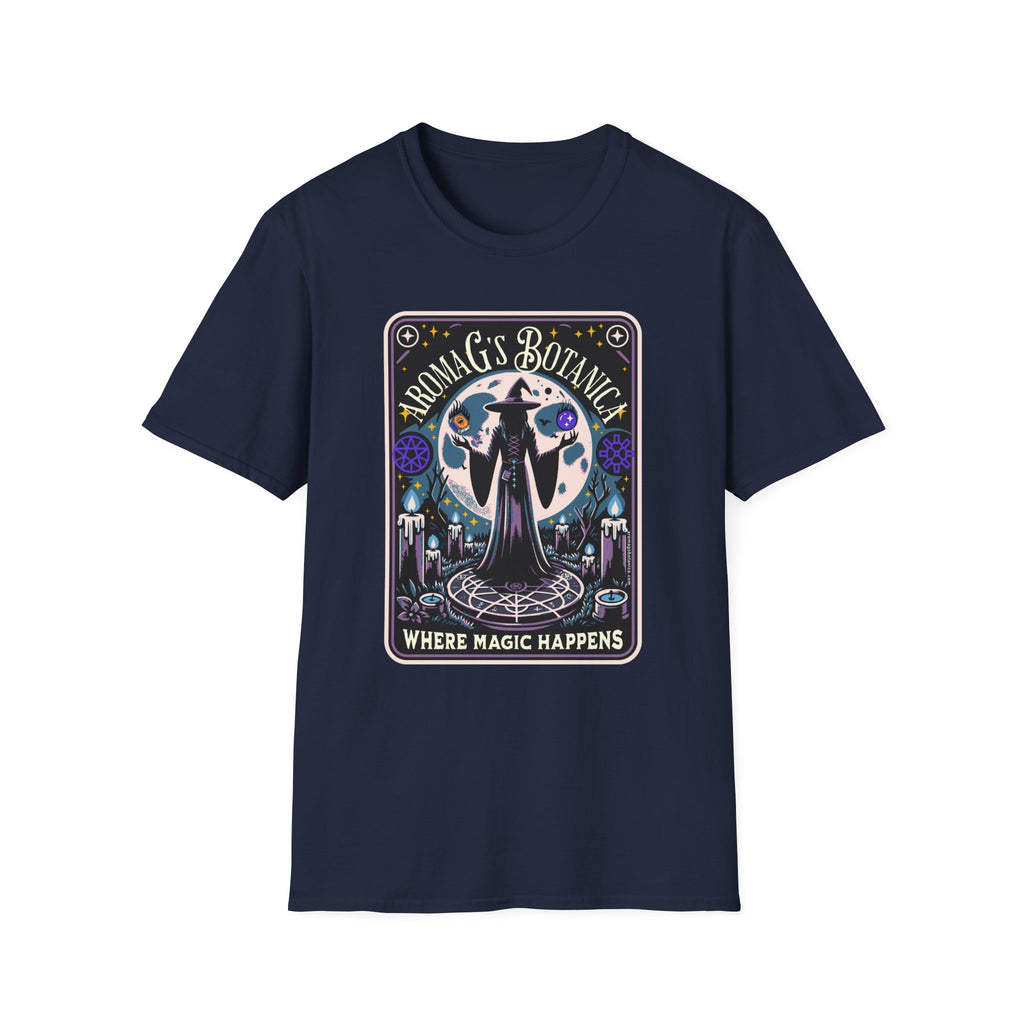 AromaG’s Botanica Witchy T-Shirt – Where Magic Happens Graphic Tee