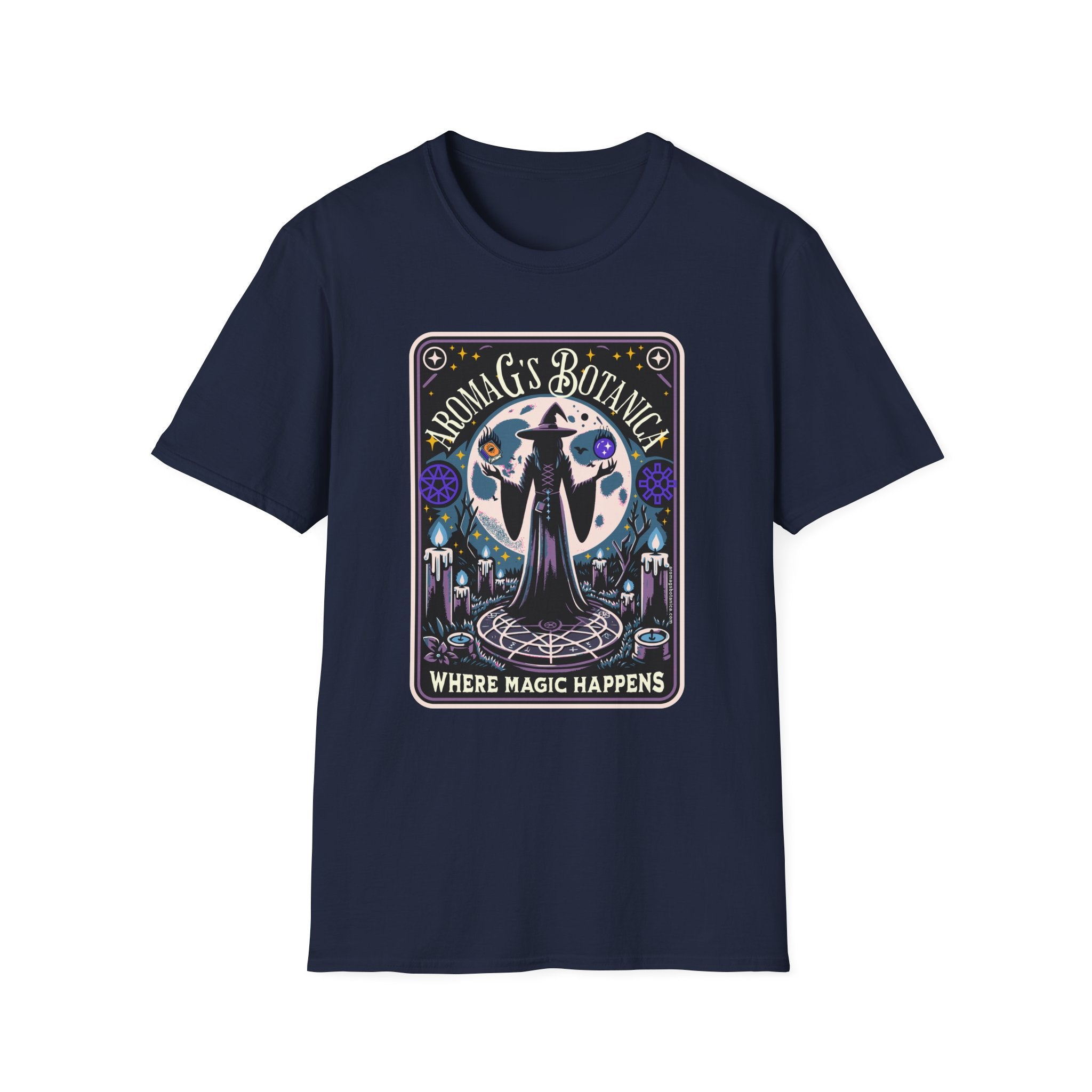 AromaG’s Botanica Witchy T-Shirt – Where Magic Happens Graphic Tee