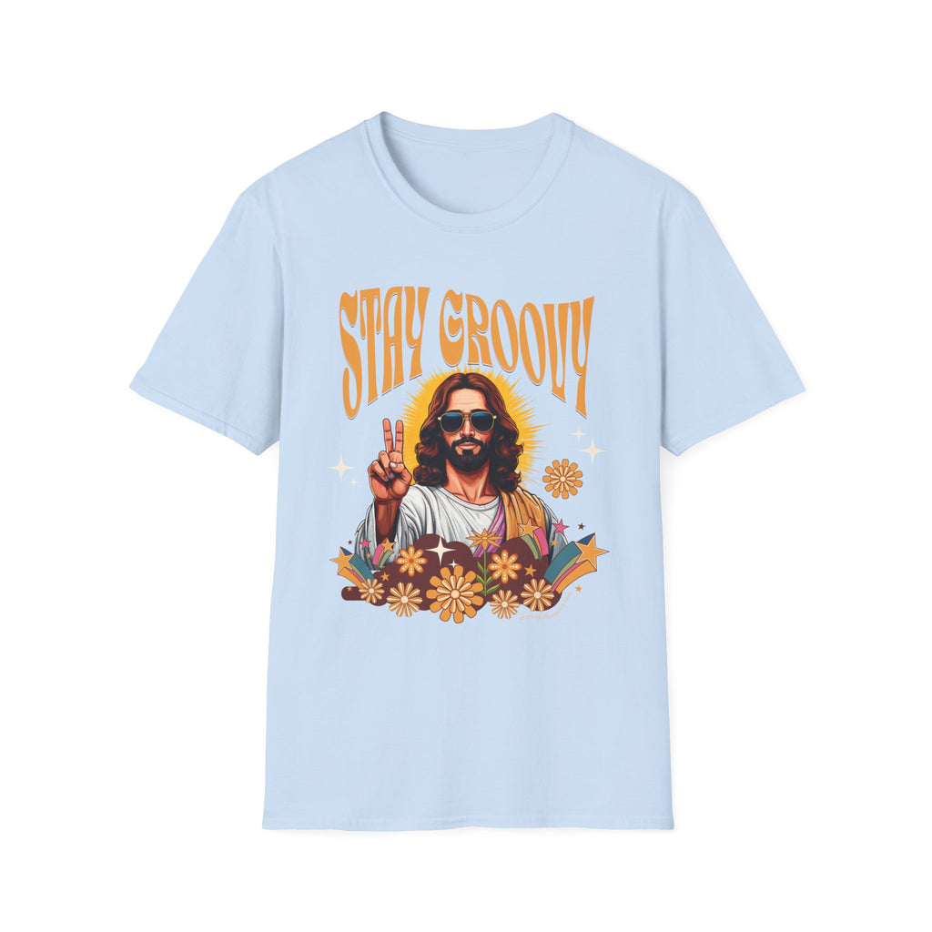 Stay Groovy Jesus T-Shirt – Retro Christian Graphic Tee