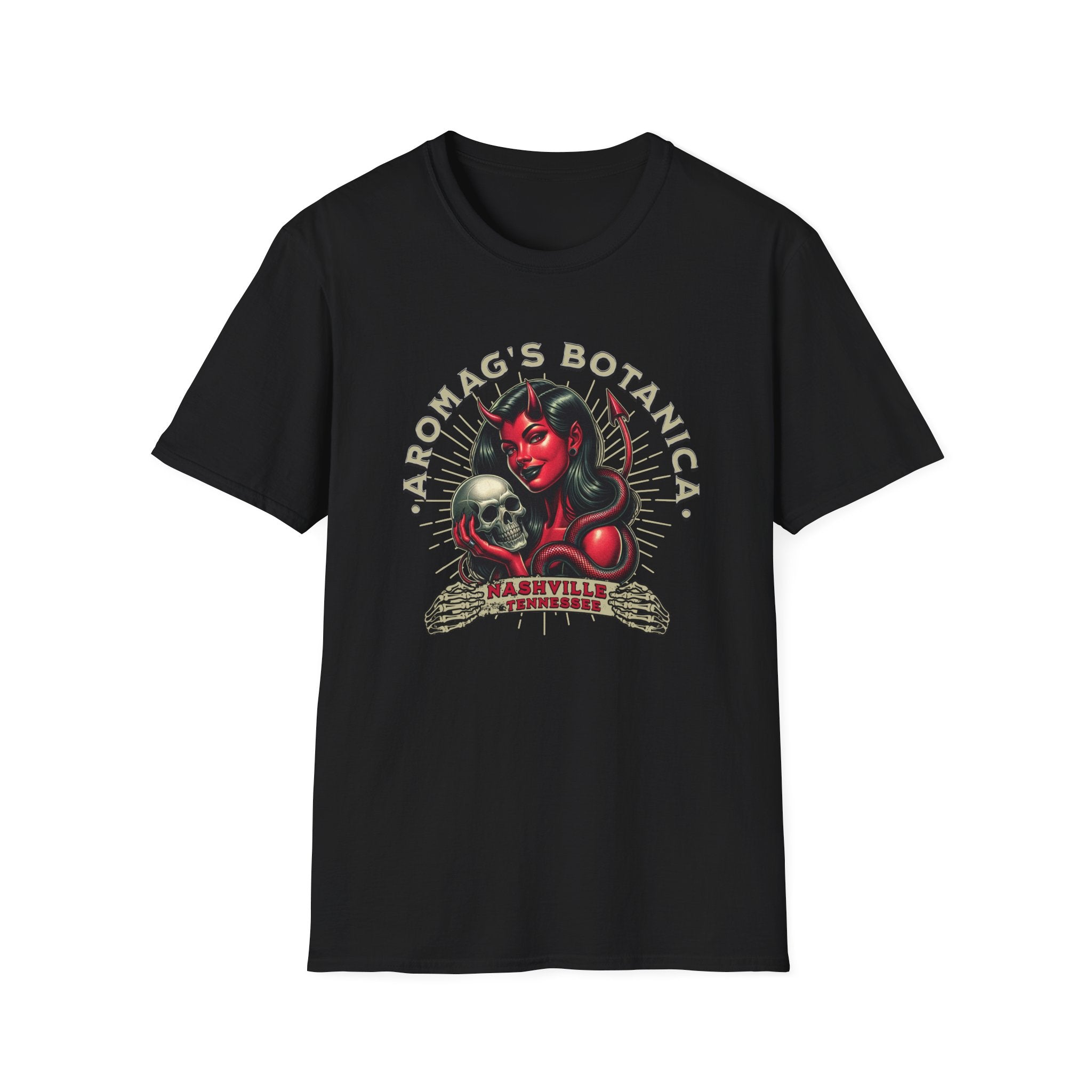 AromaG’s Botanica Vintage Devil T-Shirt – Nashville Graphic Tee