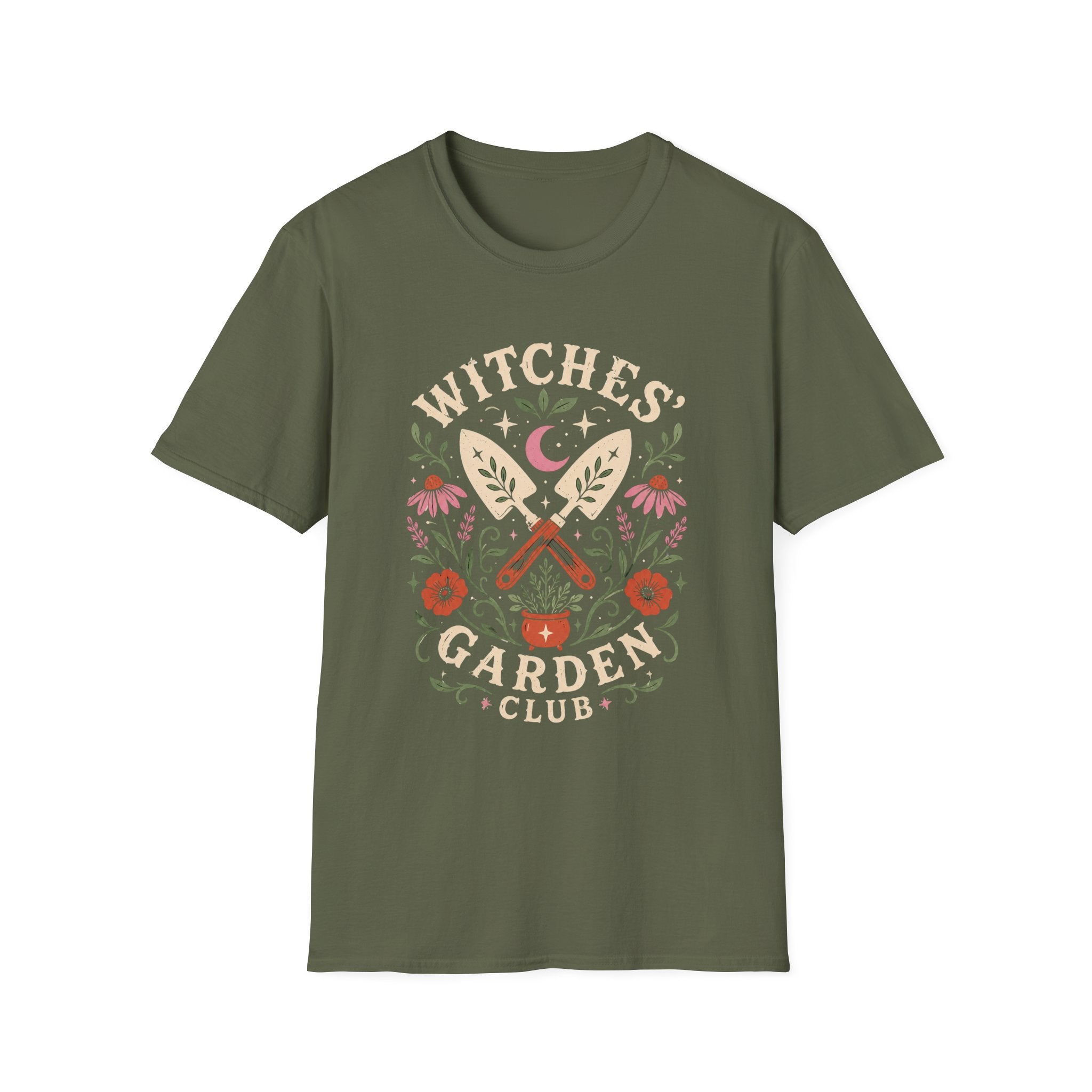 Witches’ Garden Club T-Shirt – Witchy Gardening Graphic Tee