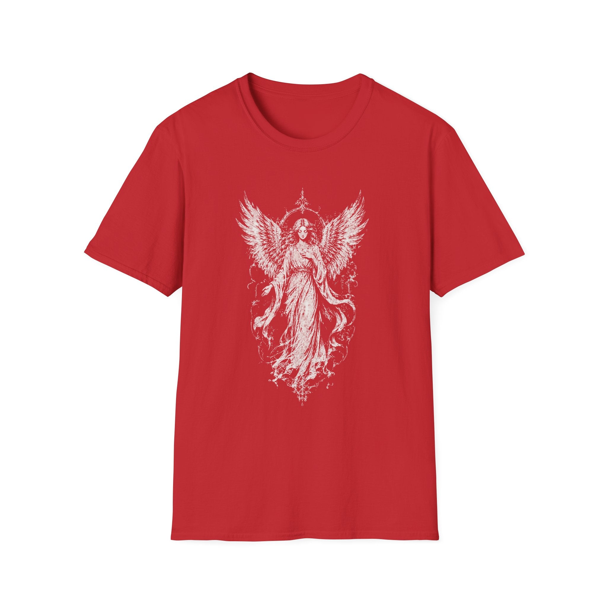 Gothic Angel Wings Graphic T-Shirt – Vintage Angel Tee