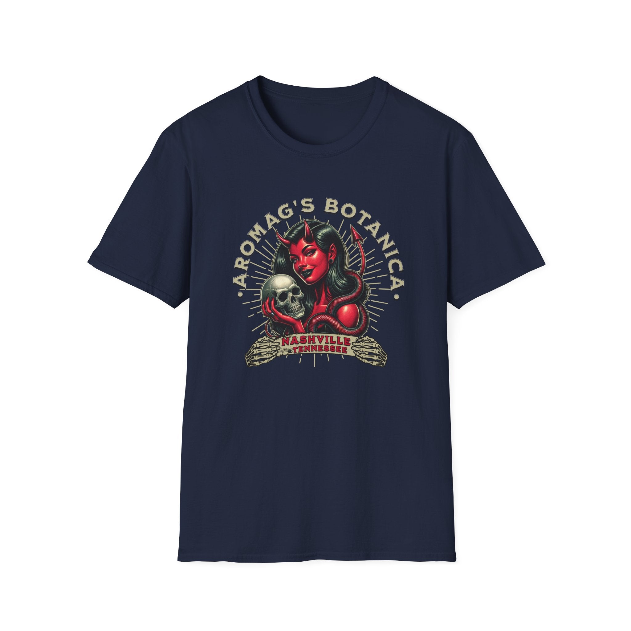 AromaG’s Botanica Vintage Devil T-Shirt – Nashville Graphic Tee