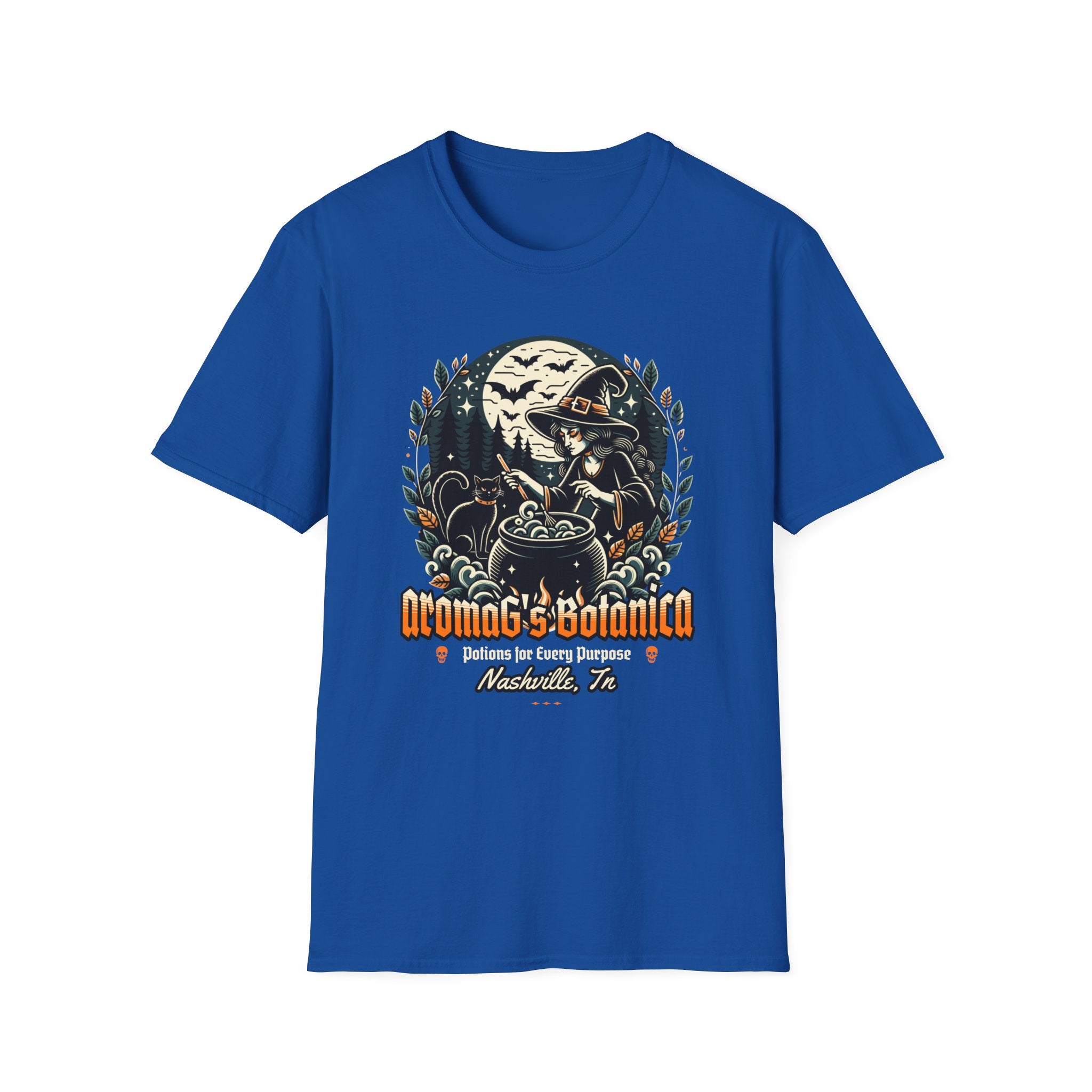 Witchy Potion Shop T-Shirt | Halloween Witch Tee, Gothic Botanical Shirt, Occult Gift for Witches