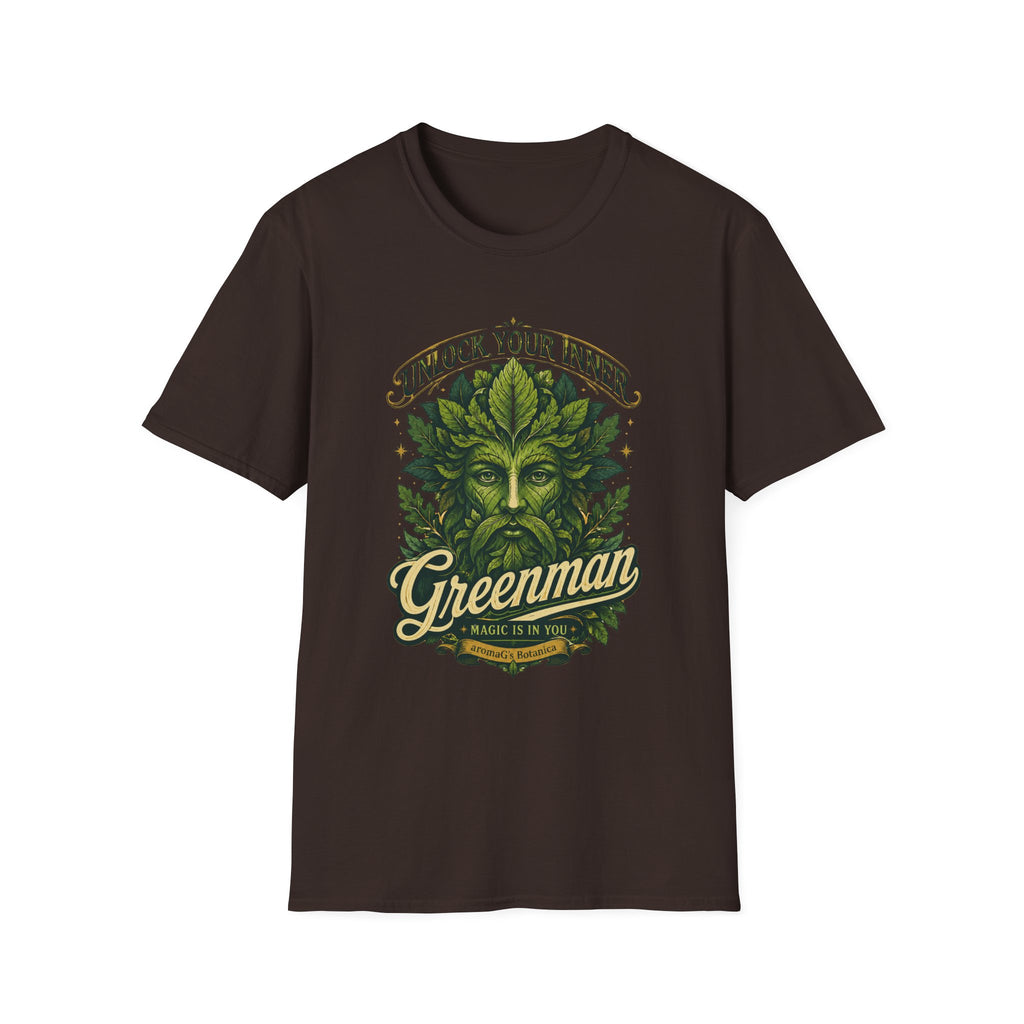 Greenman T-Shirt – Pagan Nature Spirit Graphic Tee