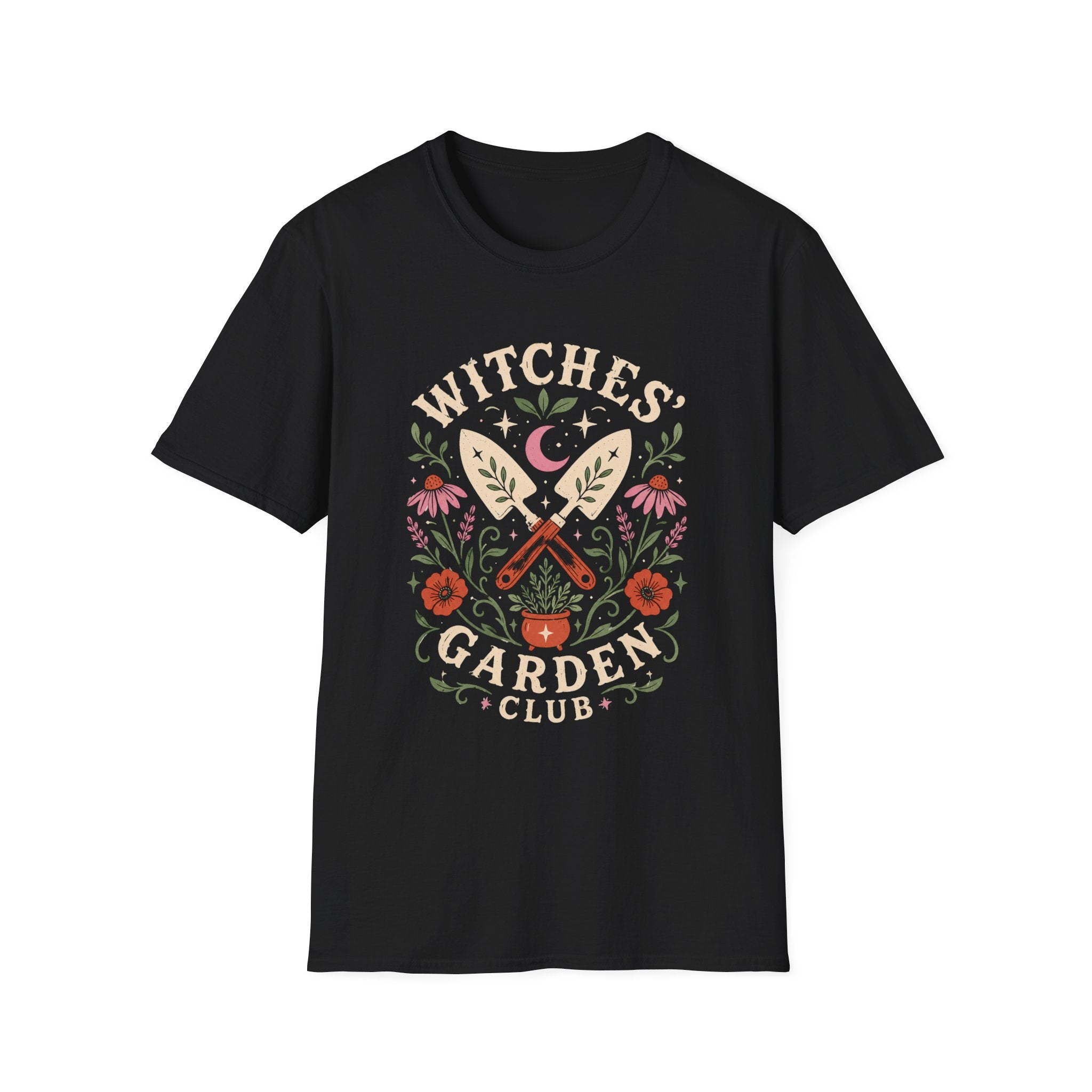 Witches’ Garden Club T-Shirt – Witchy Gardening Graphic Tee