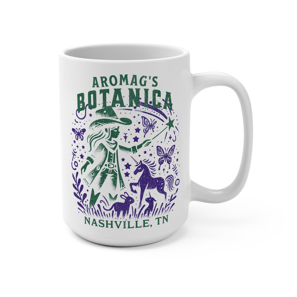 AromaG’s Botanica Nashville Mug – Cowgirl Unicorn Magic 15oz Cup