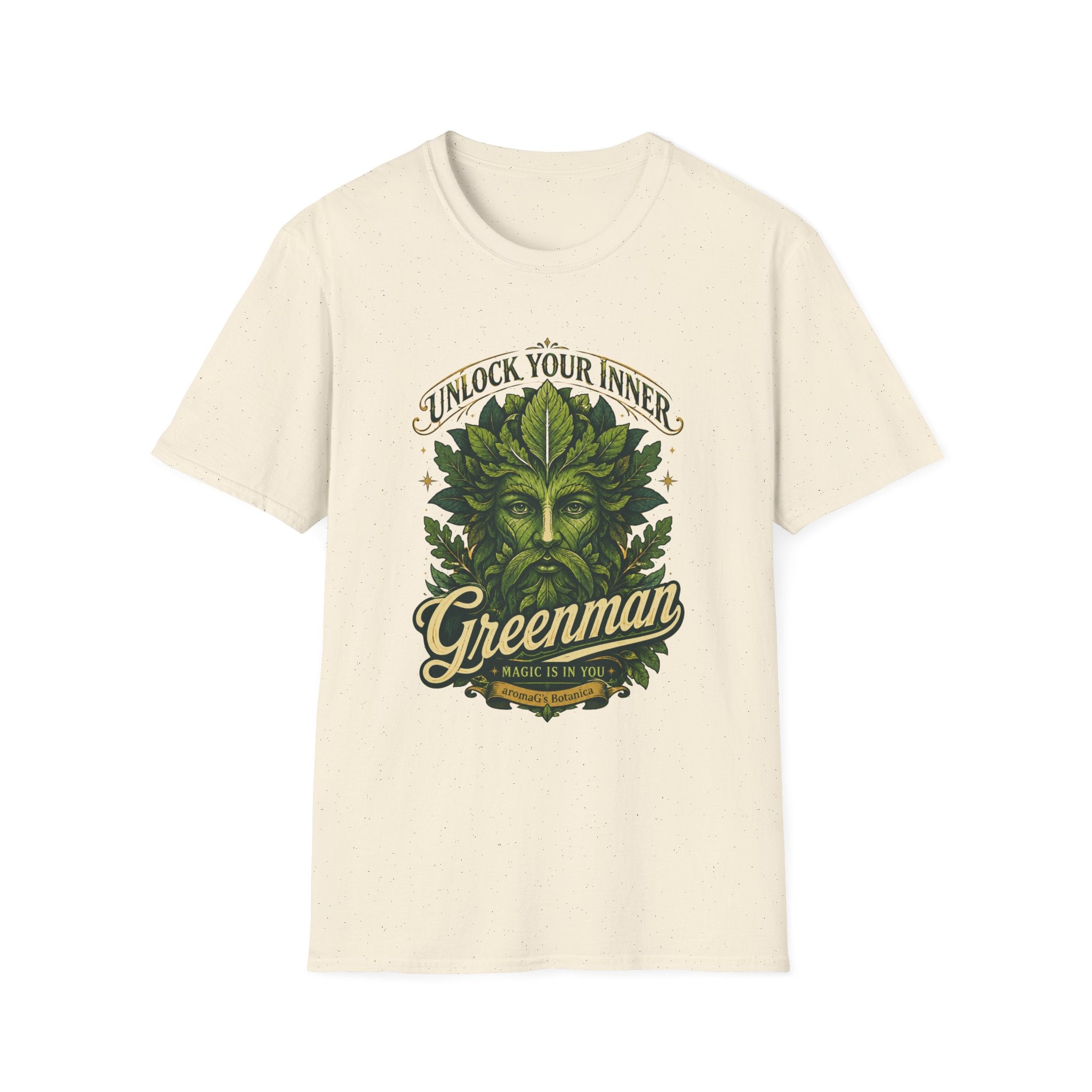 Greenman T-Shirt – Pagan Nature Spirit Graphic Tee