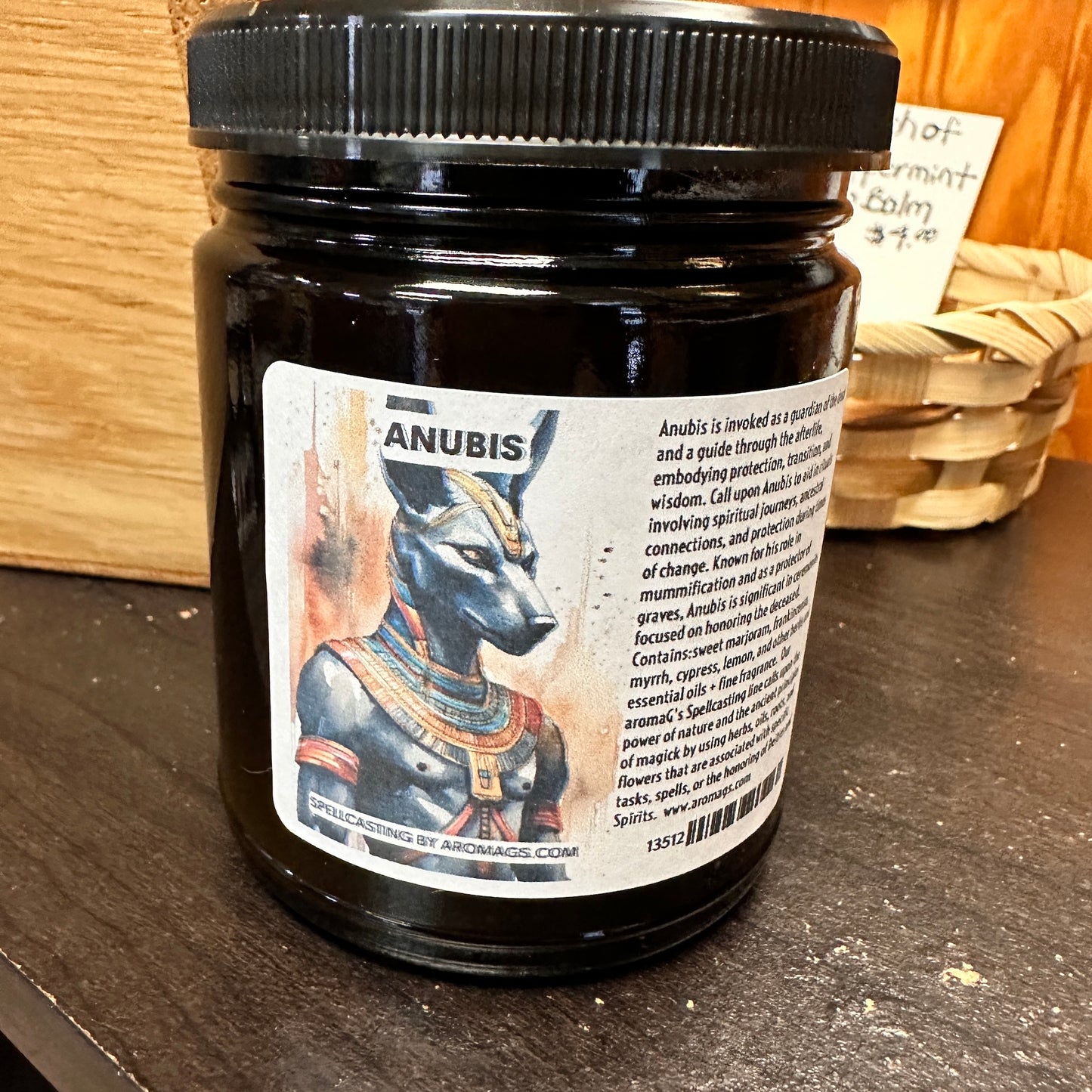 Anubis Soy Candle – Guardian of the Spiritual Journey
