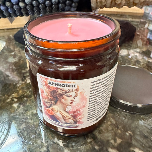 Aphrodite Candle – Soy Candle for Love, Beauty & Harmony