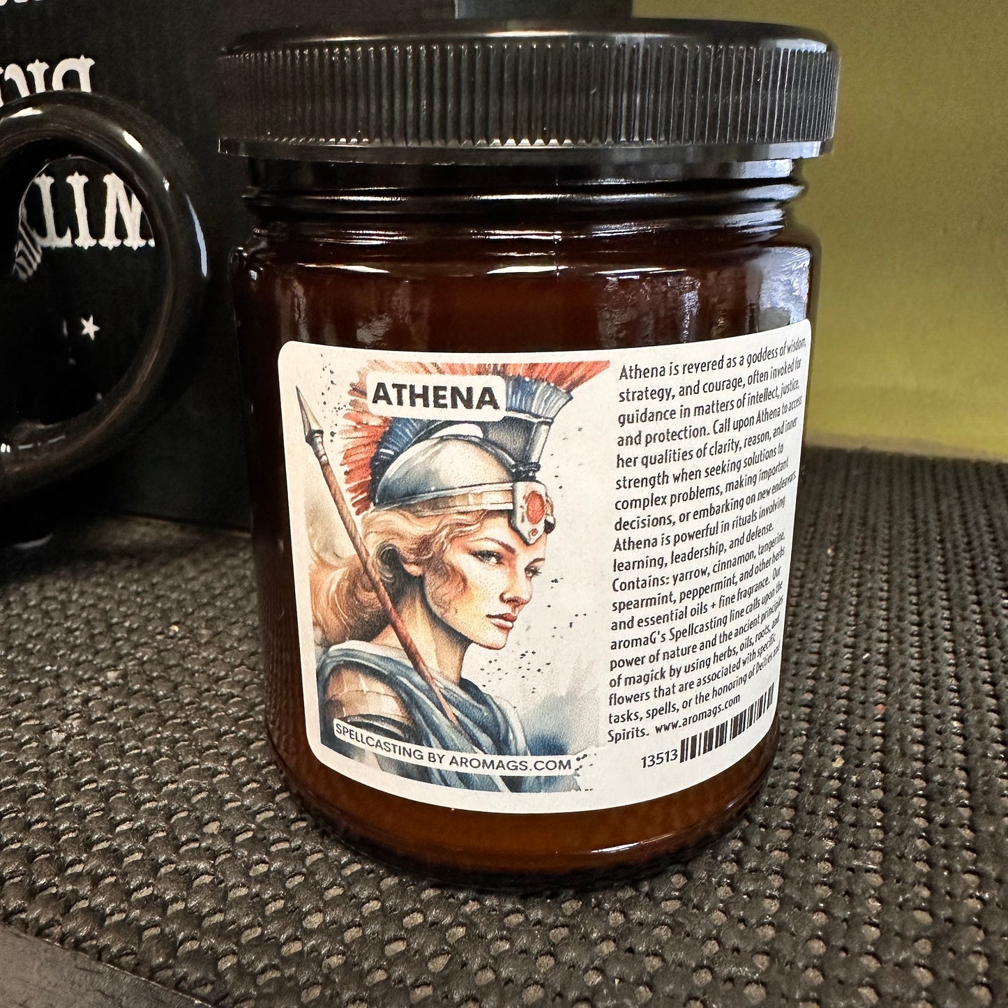 Athena Candle – Soy Candle for Wisdom, Strength & Courage