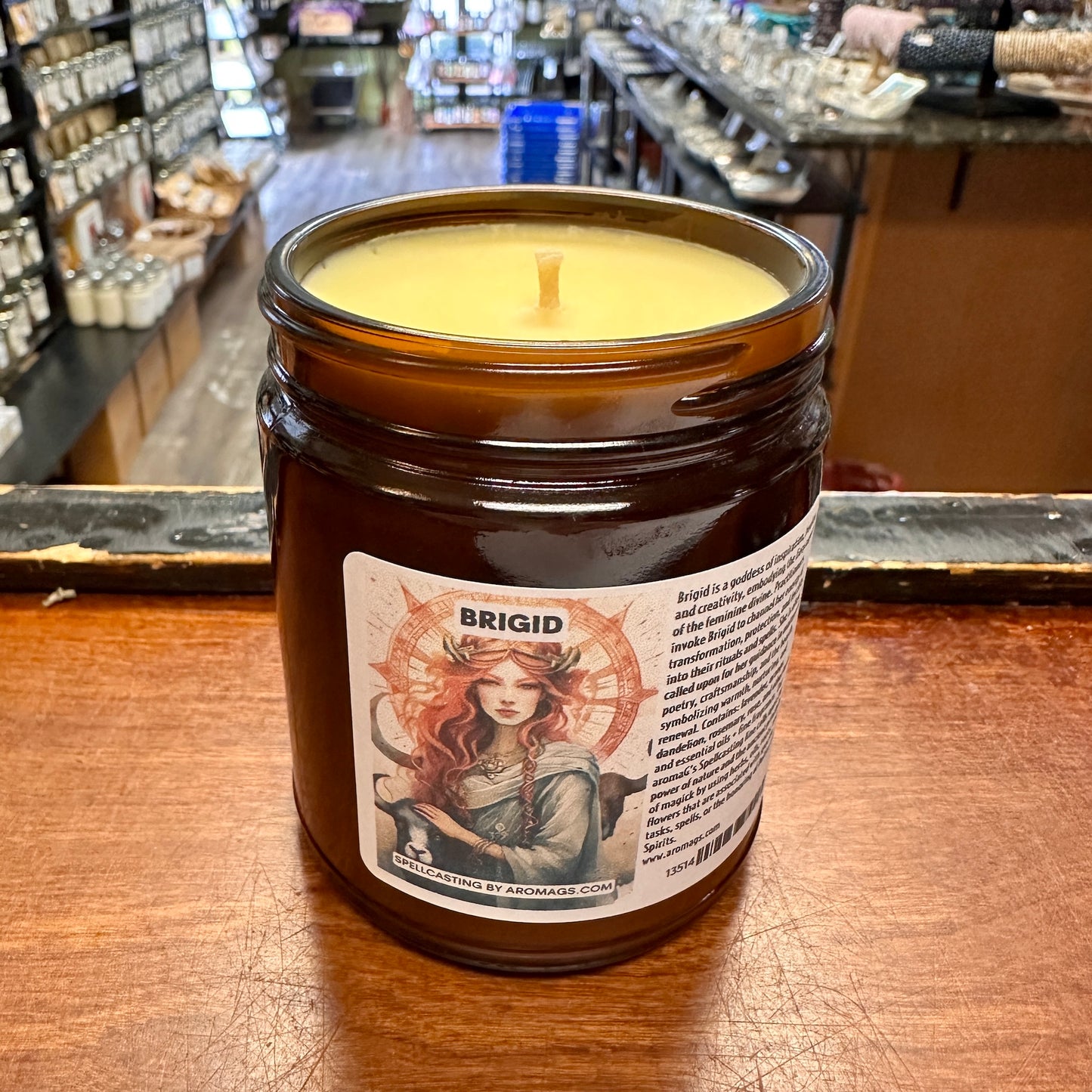 Brigid Candle – Celtic Goddess for Creativity and Healing