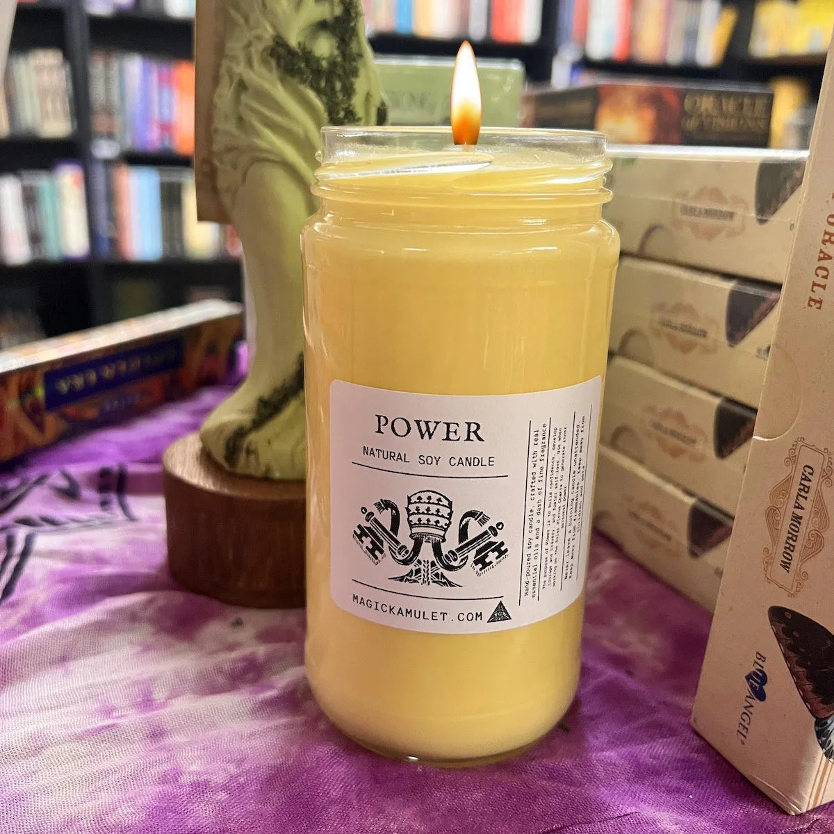 Power Jar Candle by Rev. Roy – Boost Confidence, Personal Strength, and Spiritual Authority