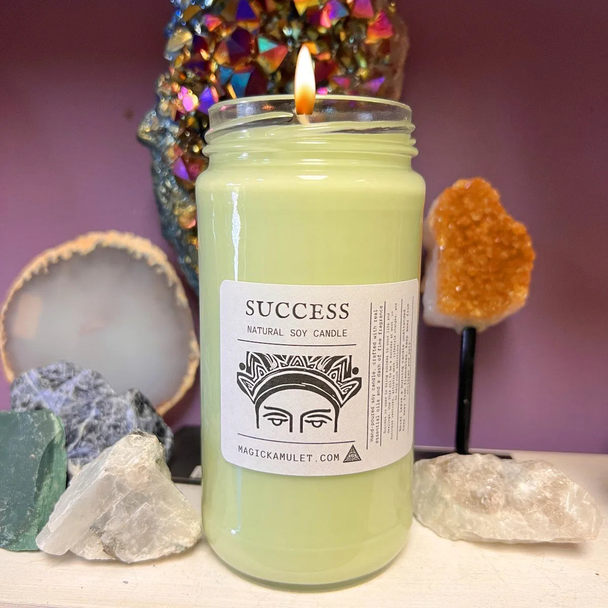 Success Jar Candle by Rev. Roy – Achieve Goals, Career Growth, and Personal Victory