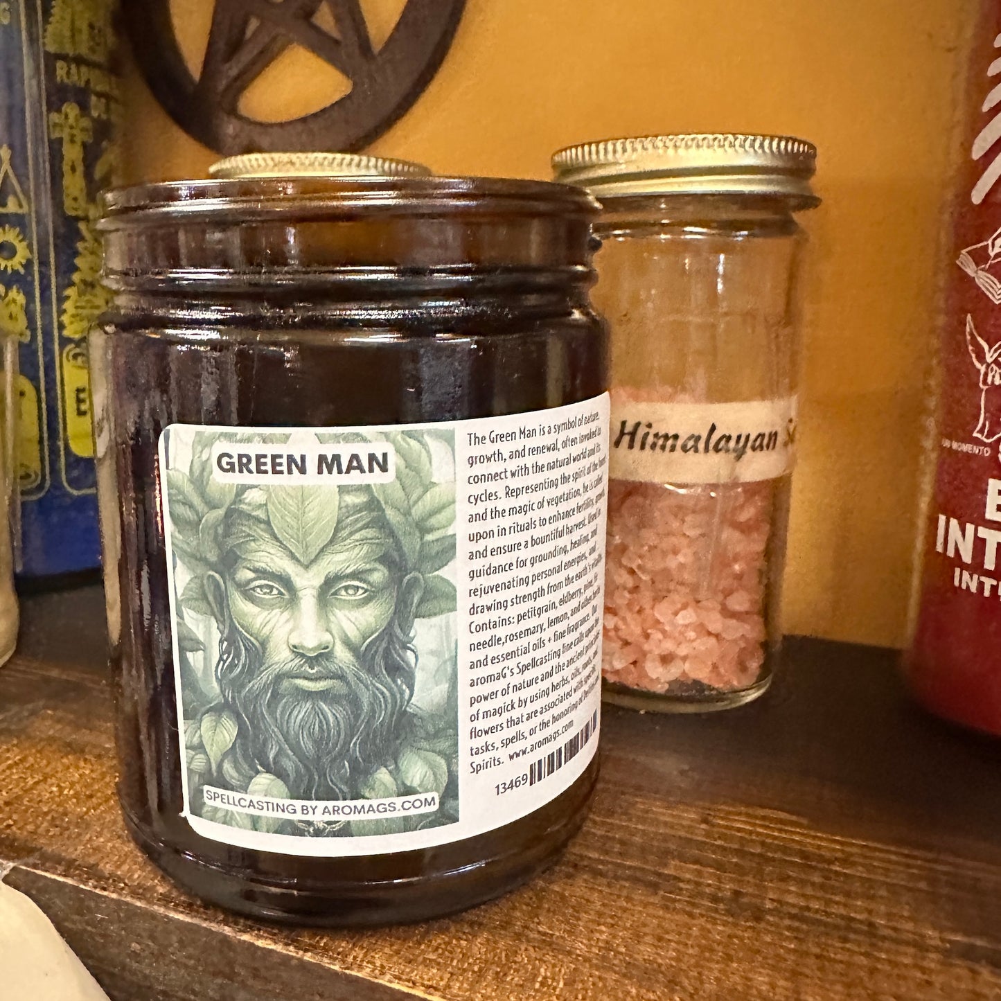 Green Man Candle – Nature, Growth, Renewal & Spiritual Harmony
