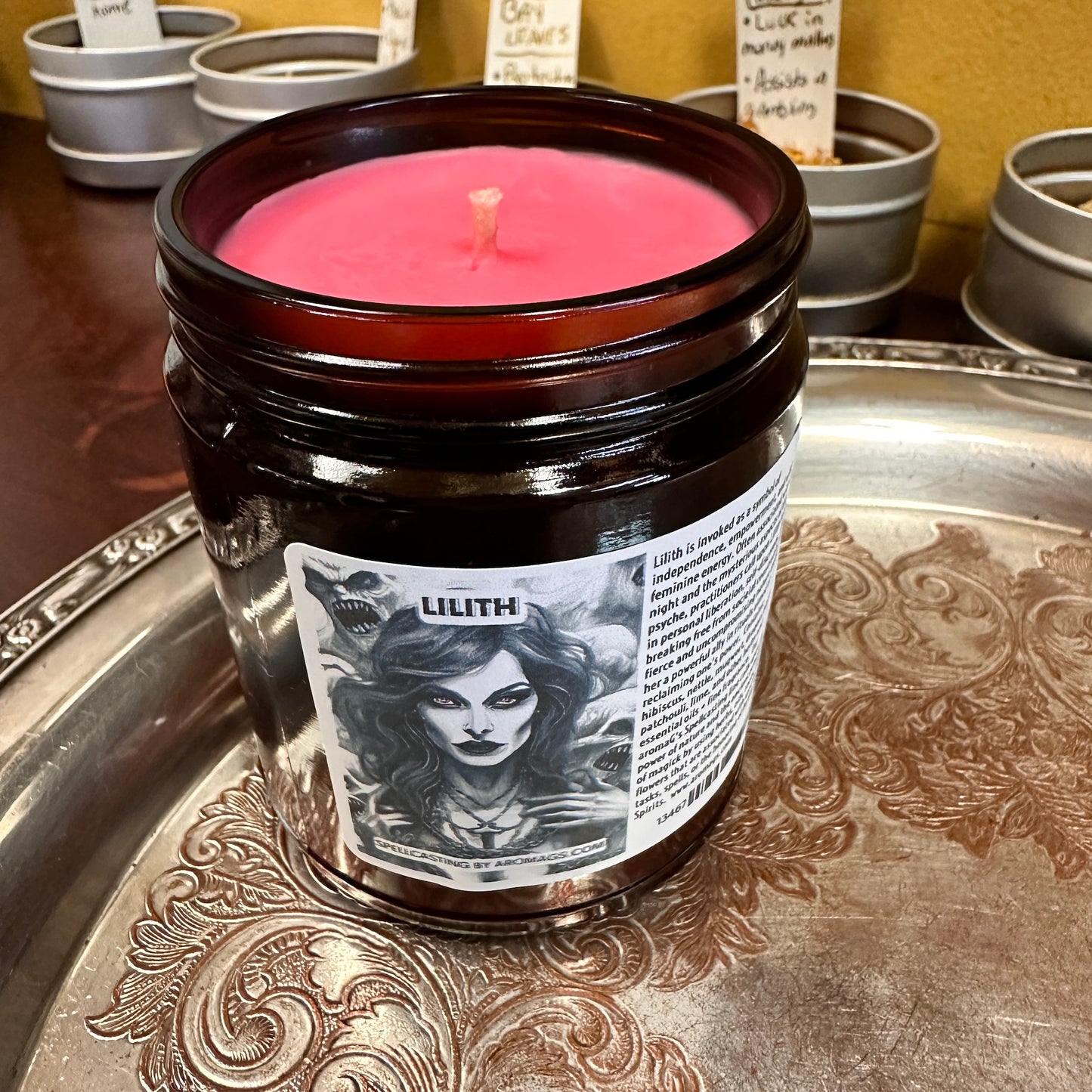 Lilith Candle – Independence & Wild Feminine Energy magic