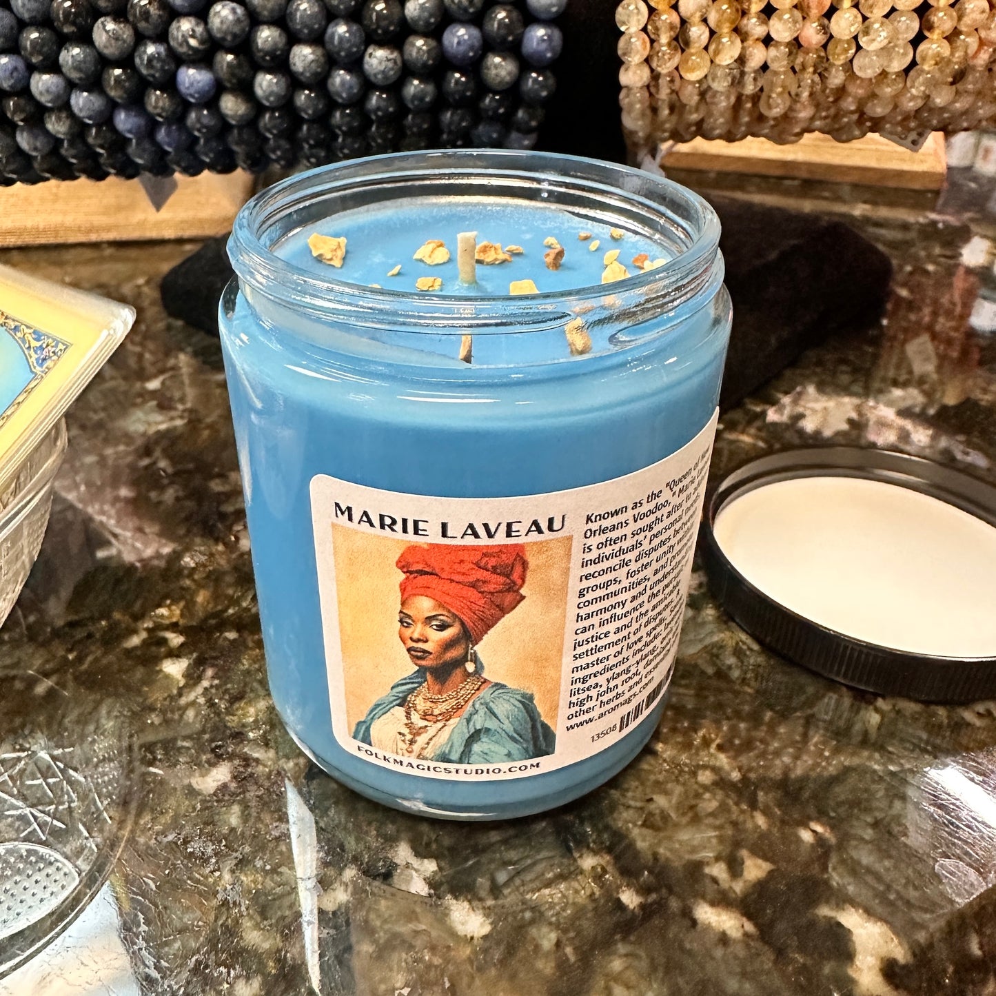Marie Laveau Candle – Love, Healing & Prosperity Magic by Papa Gee