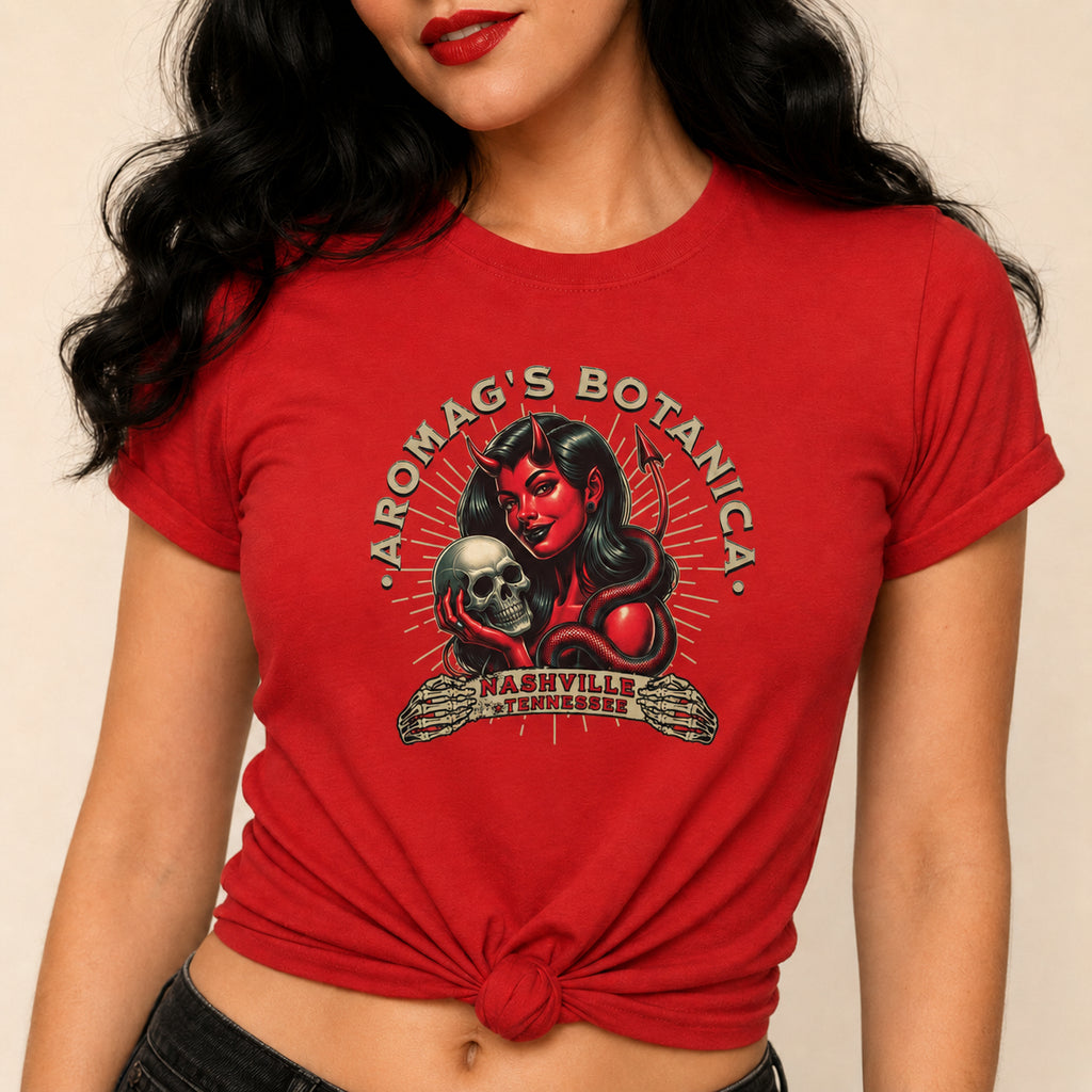 AromaG’s Botanica Vintage Devil T-Shirt – Nashville Graphic Tee