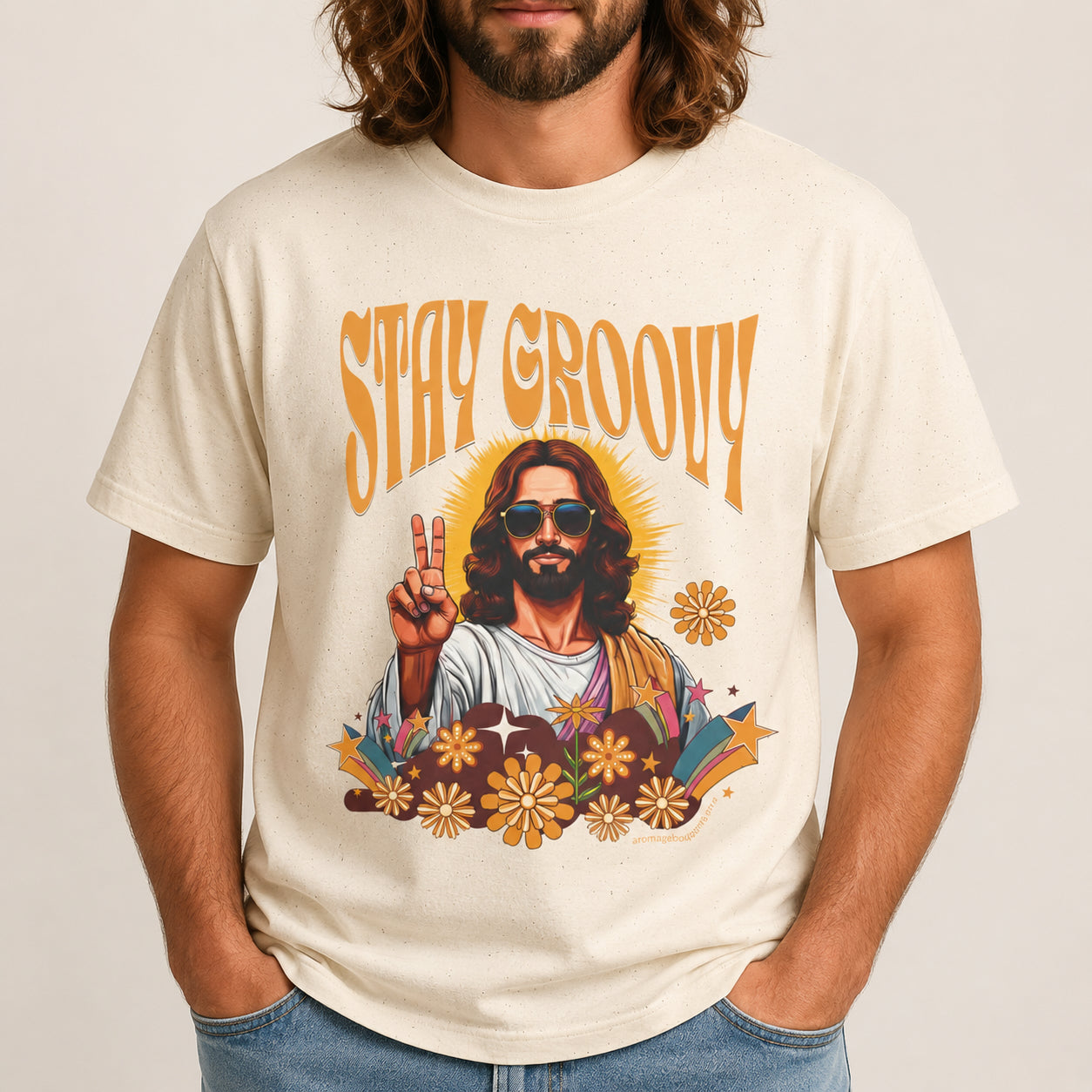Stay Groovy Jesus T-Shirt – Retro Christian Graphic Tee