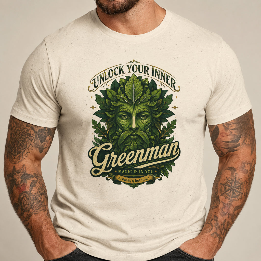 Greenman T-Shirt – Pagan Nature Spirit Graphic Tee
