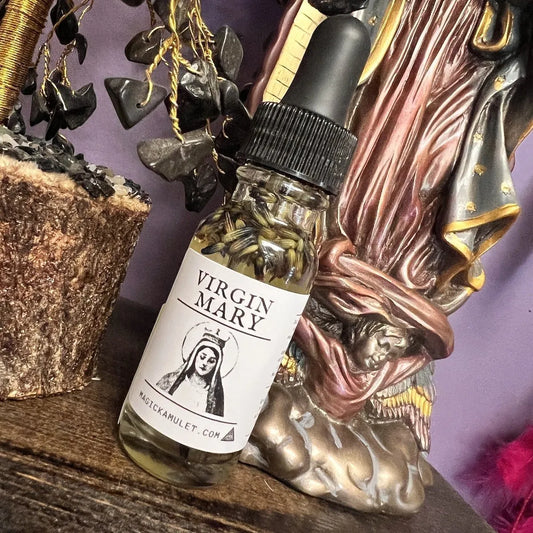 Virgin Mary Oil by Rev Roy
