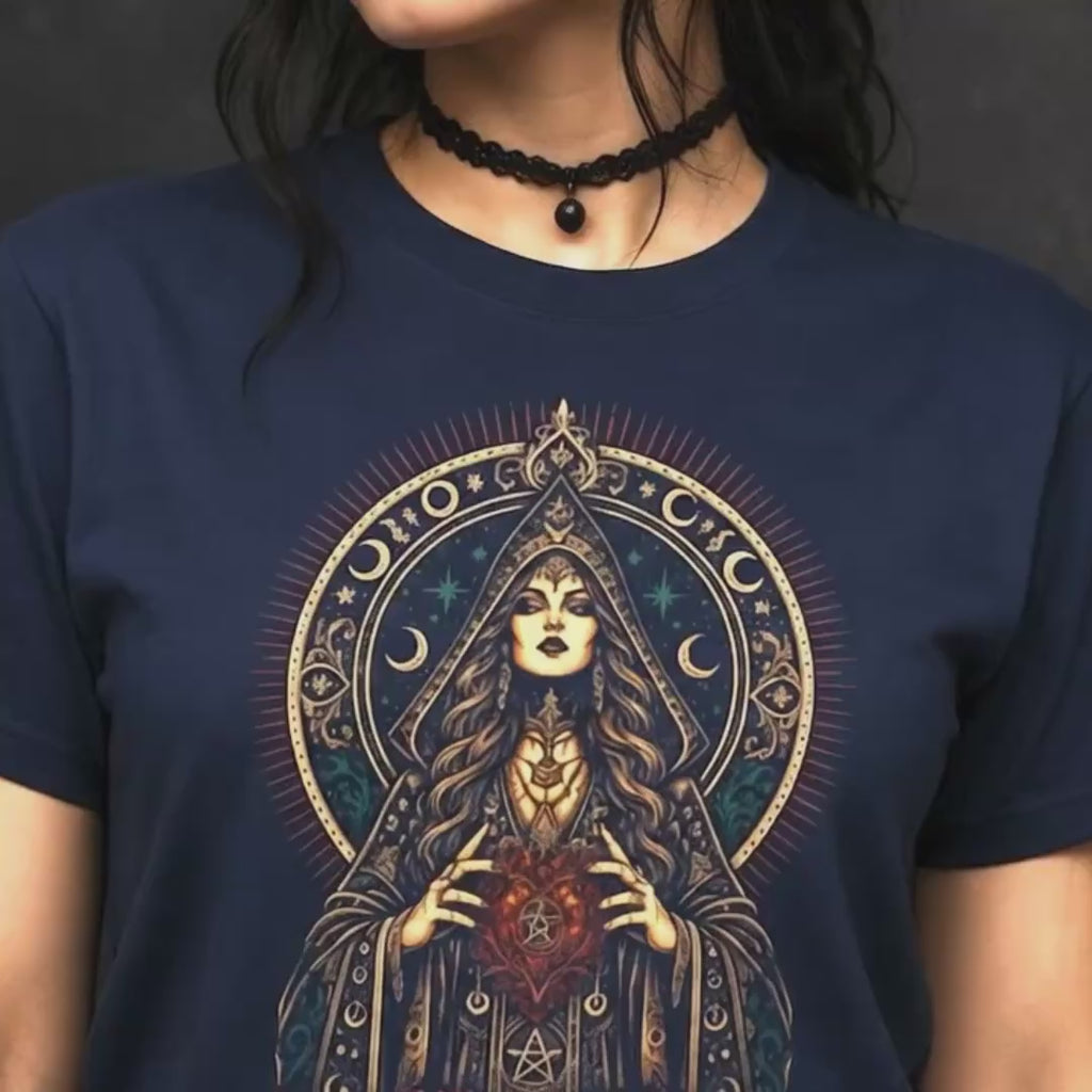 Witch Goddess T-Shirt — “Do More Magic” Occult Mystic Tee