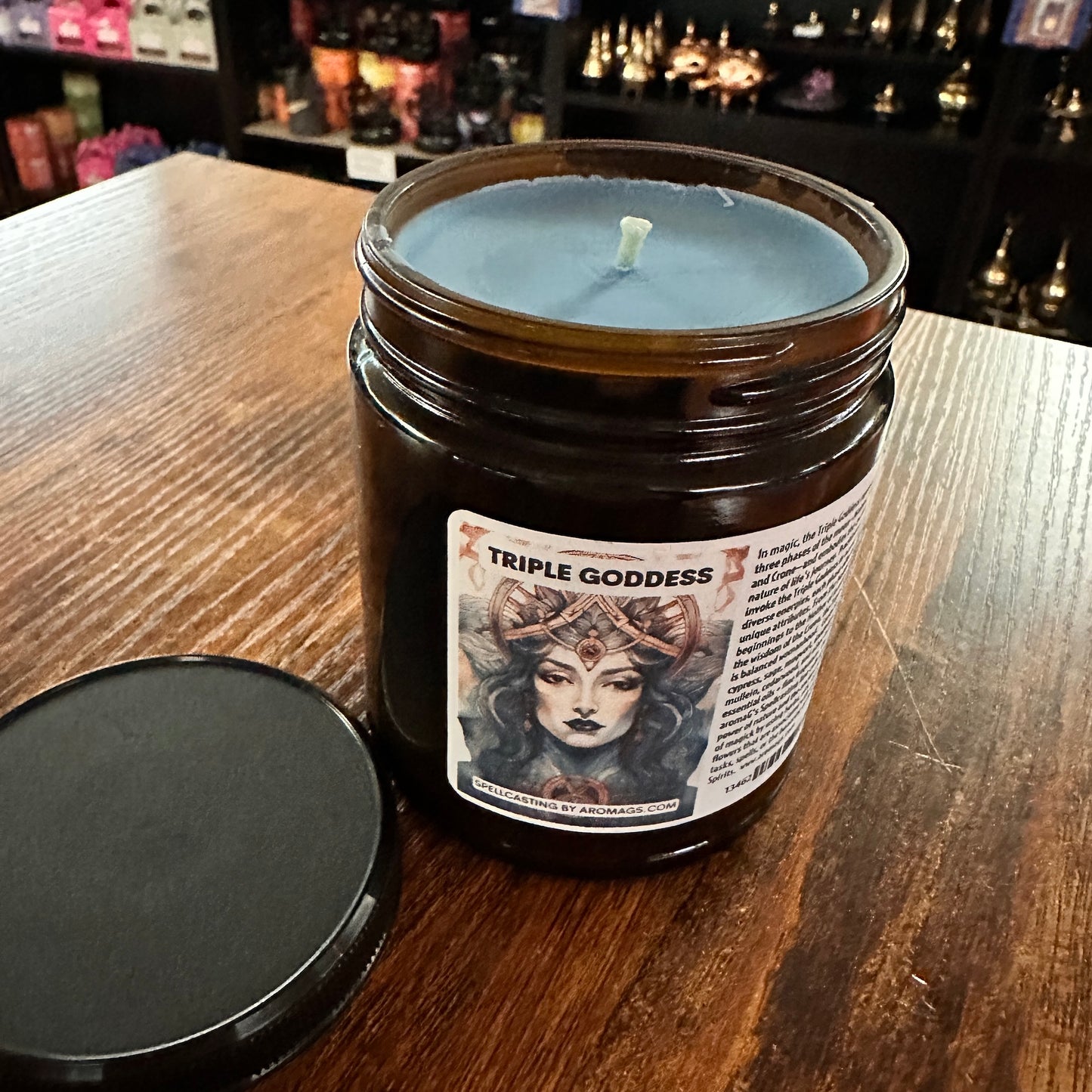 Triple Goddess Candle – Connect with the Maiden, Mother, and Crone Magic